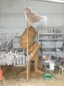 Sculptures draft clay model11
