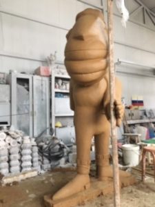 Sculptures draft clay model4